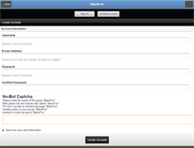 Tablet Screenshot of blackfox-operation.com